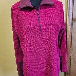 Columbia womens 1/3 zip top